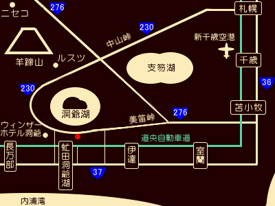 道南地方地図